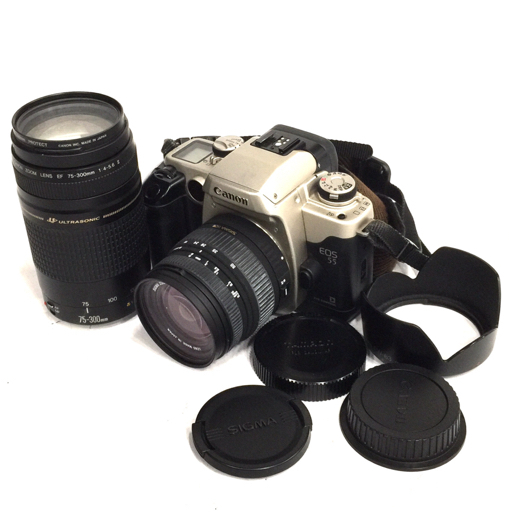 Canon EOS 55 ZOOM LENS EF 含む 一眼レフフィルムカメラ レンズ オートフォーカス